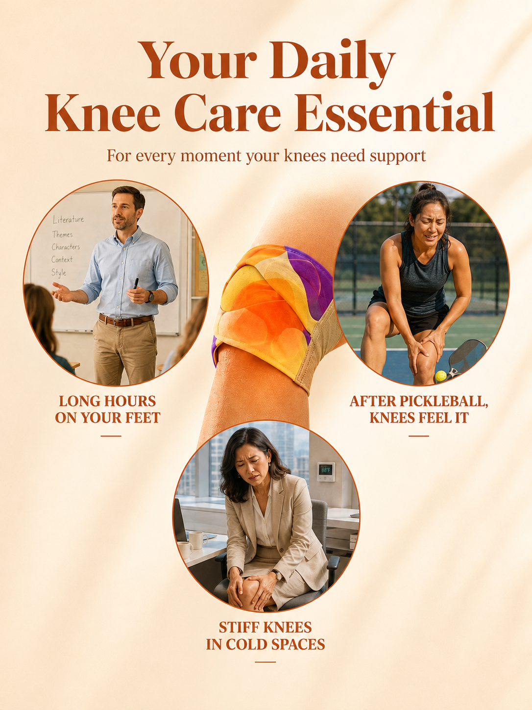 Knee Relief Hot Patch