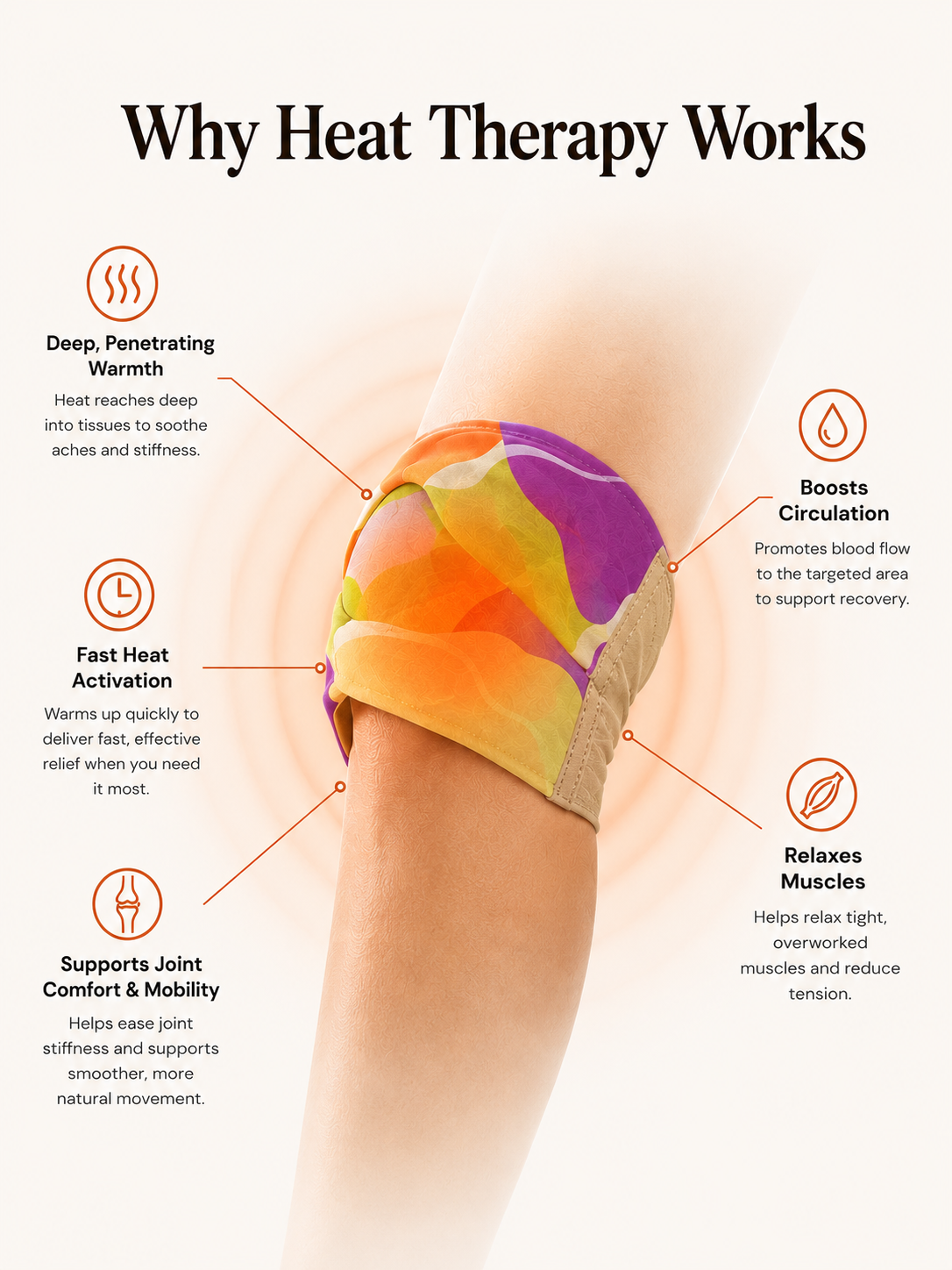 Knee Relief Hot Patch